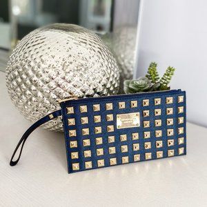 Michael Kors Gold Studded Clutch